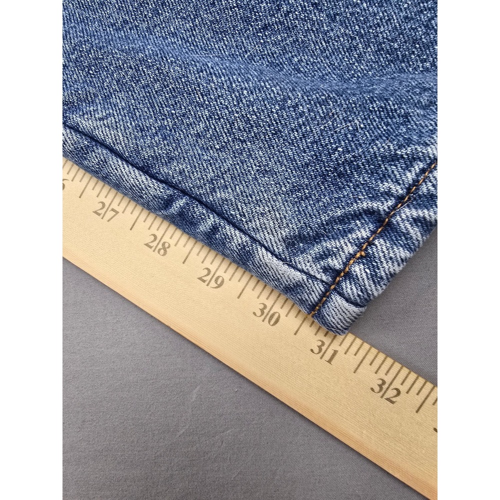 L.L. Bean Insulated Relaxed Fit Medium Wash Cozy Denim Jeans - Women's 16 M/T - Picture 10 of 13